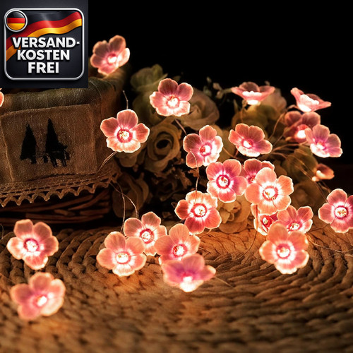 Led lichterkette blumen - led,