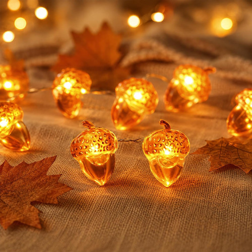 Herbst lichterkette mit - lichterkette,