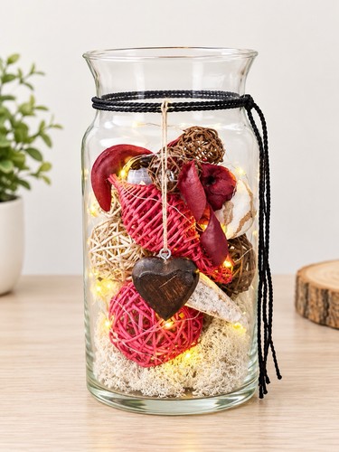 Dekoglas aus glas mit - dekoglas,