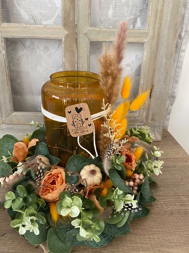 Künstliches herbstgesteck - künstliches,