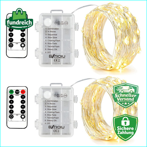 Led lichterkette batterie - lichterkette, 5m