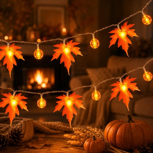 Herbst lichterkette - herbst,