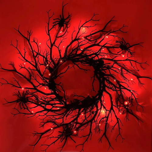 Halloween dekoration kranz mit - halloween,