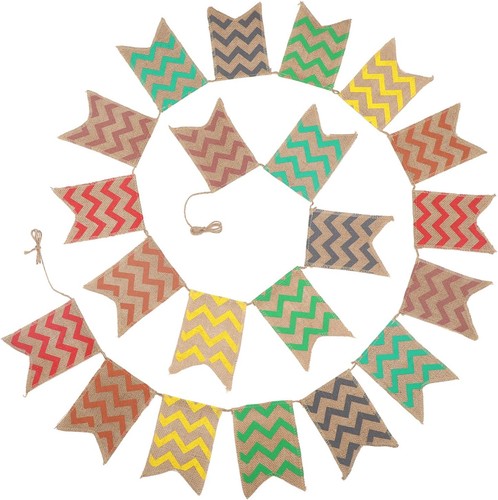 Wimpelkette bunt vintage - wimpelkette,