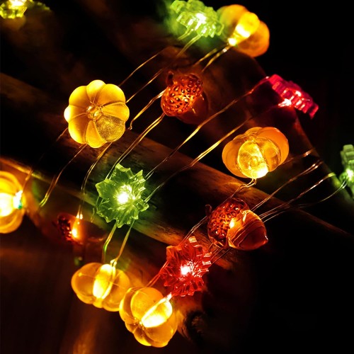 Lichterkette ahornblatt - lichterkette,