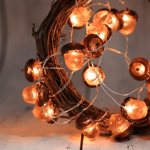 Eichel lichterkette mit - lichterkette,