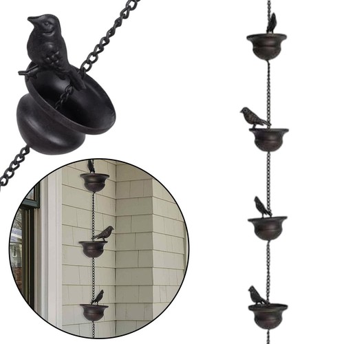 60cm metall regenkette garten - regenkette,