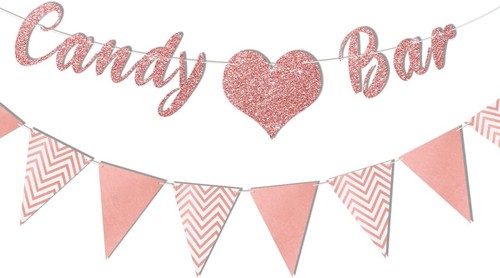 Girlande banner glitter - girlande,