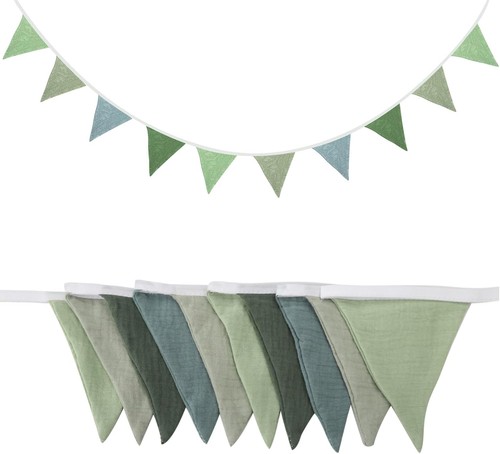 Wimpelkette girlande stoff - wimpelkette,