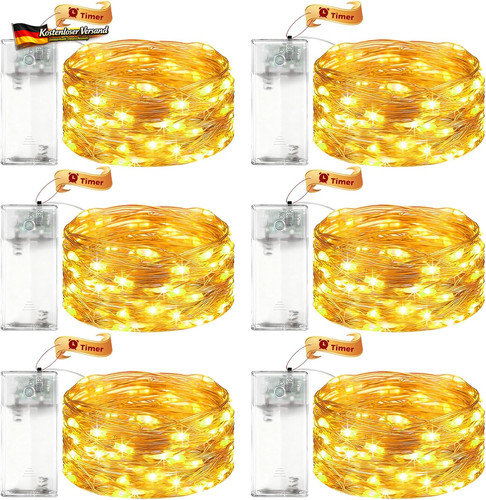 Led lichterkette batterie - lichterkette, 2m